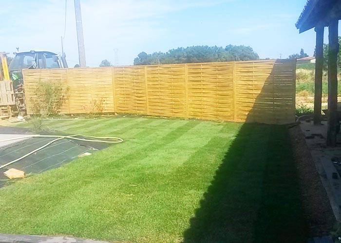 jardin avec terrasse après